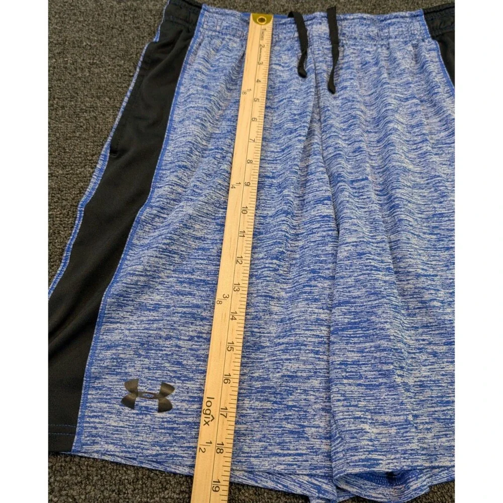 Under Armour Shorts Men’s Size S Blue Pockets Gym Workout Basketball